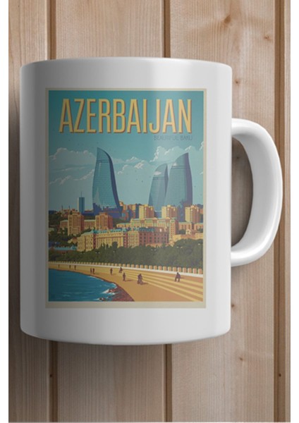 Azerbaycan Baskılı Yılbaşı Hediyesi Kupa Bardak fiyatları