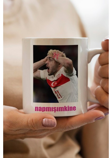 Barış Alper Yılmaz Napmışımkine Baskılı Yılbaşı Hediyesi Kupa Bardak