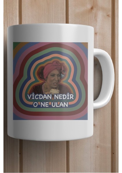 Cennet Mahallesi Pembe Baskılı Yılbaşı Hediyesi Kupa Bardak fiyatları