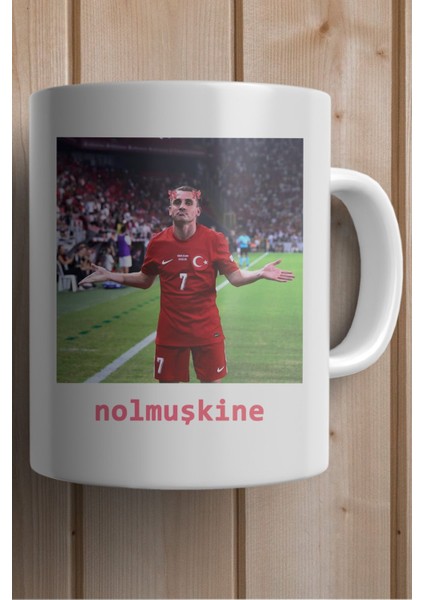 Kerem Aktürkoğlu Nolmuşkine Baskılı Premium Yılbaşı Hediyesi Kupa Bardak fiyatları