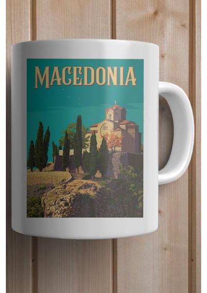 Makedonya Baskılı Yılbaşı Hediyesi Kupa Bardak fiyatları