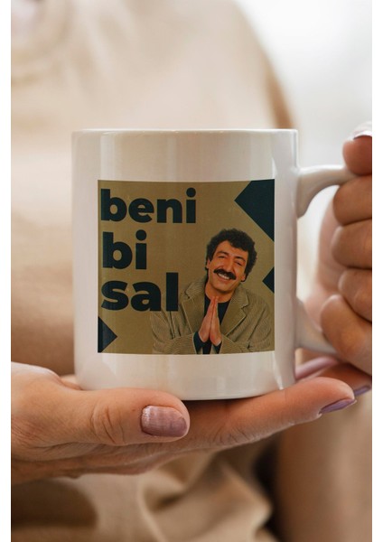 Müslüm Gürses Beni Bi Sal Yazılı Yılbaşı Hediyesi Kupa Bardak