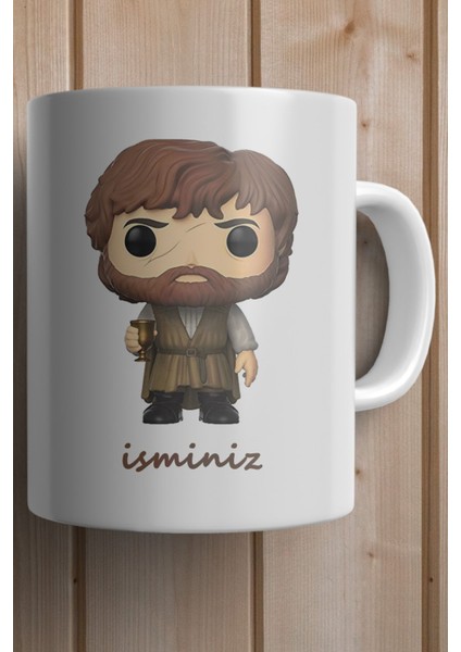 Taht Oyunları Tyrion Lannister Baskılı Kişiye Özel Isimli Yılbaşı Hediyesi Kupa Bardak fiyatları