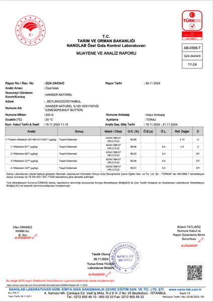 Natürel %100 Yer Fıstığı Ezmesi 315g Şekersiz, Katkısız, Taze Çekim
