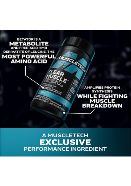 Clear Muscle Hmb Free Acid 42 Liq,Uid Softgels.Usa Menşeı.3739