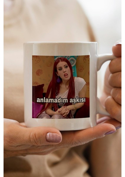 Yalan Dünya Dizisi Tülay Karakteri Baskılı Yılbaşı Hediyesi Kupa Bardak