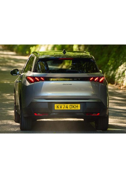 Peugeot Yeni 5008 Bagaj 3m 3D Siyah Abs Yazı Logo