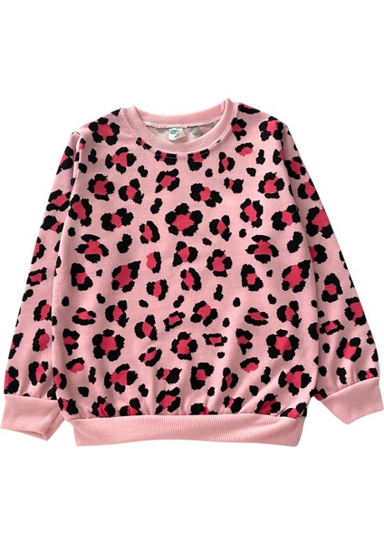 Kız Çocuk Iki Iplik Pamuklu Şardonlu Pembe Siyah Desenli Uzun Kollu Pijama Takımı fiyatları
