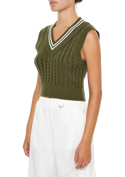 Varsity Çizgili Triko Süveter fırsatları