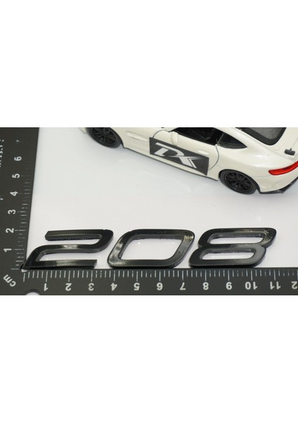 Peugeot Yeni 208 Bagaj 3m 3D Siyah Abs Yazı Logo fiyatları