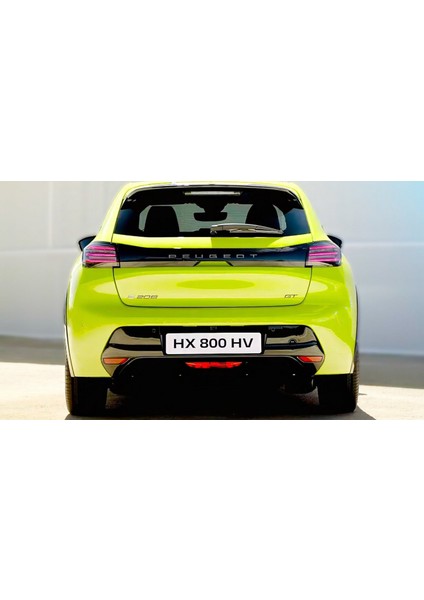 Peugeot Yeni 208 Bagaj 3m 3D Siyah Abs Yazı Logo modelleri