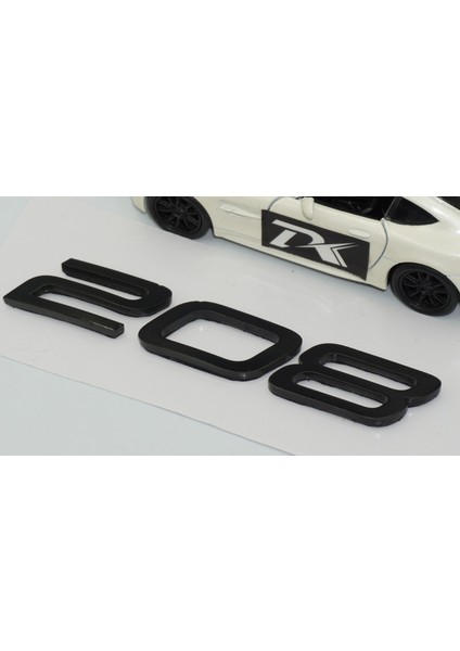 Peugeot Yeni 208 Bagaj 3m 3D Siyah Abs Yazı Logo indirimleri