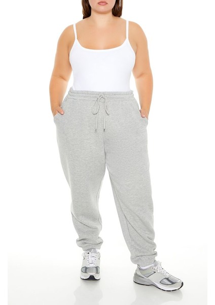 Plus Size Jogger Eşofman Altı