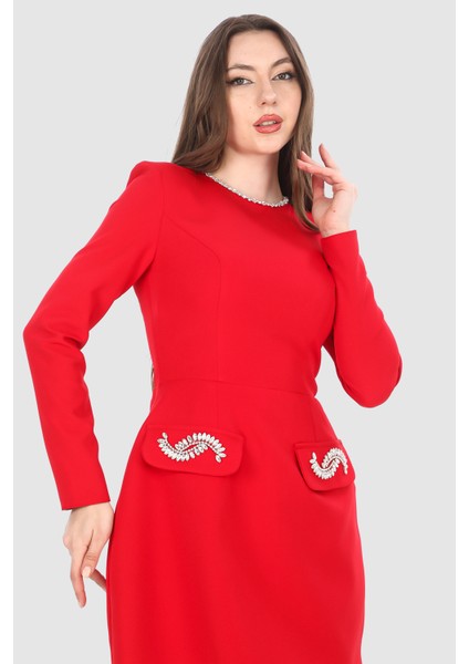 Büyük Beden ve Küçük Beden Uzun Kol Aksesuar Detaylı Mini Balon Etek Elbise modelleri