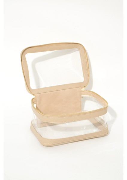 F21 Şeffaf Makyaj Çantası
