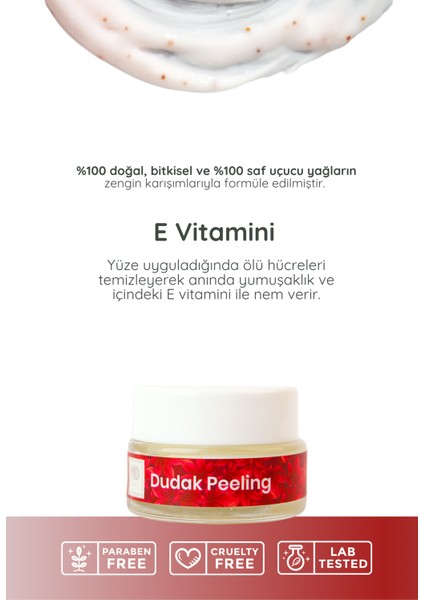 Md Çilekli Dudak Peeling