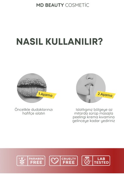 Md Çilekli Dudak Peeling