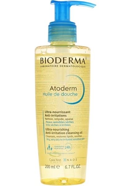 Atoderm Shower Oil Kuru Cilt Nemlendirici Besleyici Duş Yağı Niasinamid Bebek Çocuk Yetişkin 200 ml