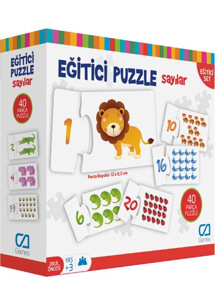 5031 Eğitici Puzzle Sayılar