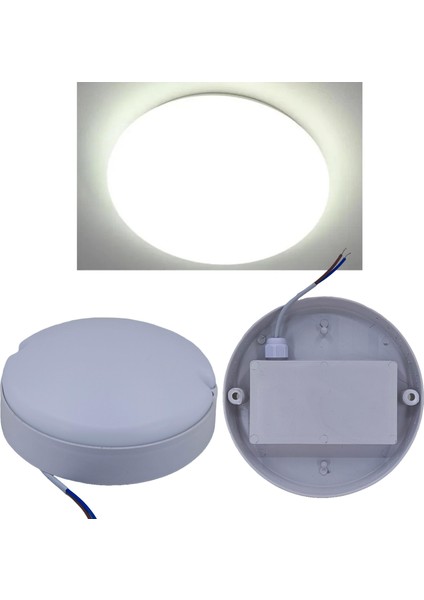 IP65 Su Geçirmez Banyo Tuvalet Lambası 10W LED 900LM Beyaz Işık