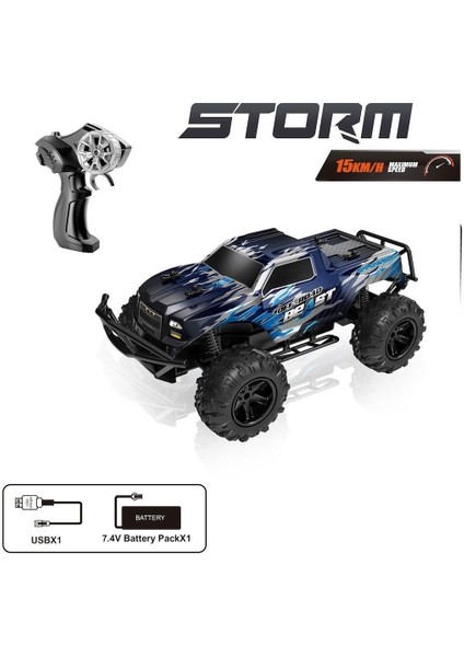 SYR-666-835A Kumandalı 2.4ghz Şarjlı 1:8 Storm Off Road Araba