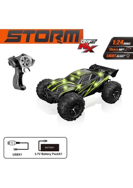 SYR-666-837A Kumandalı 2.4ghz Şarjlı 1:24 Storm Off Road Işıklı Araba