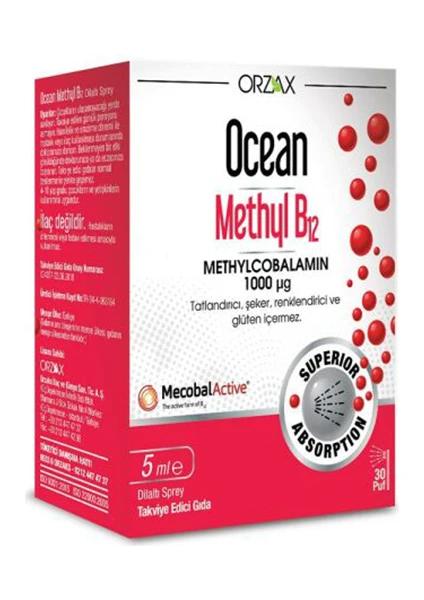 Ocean Methyl B12 1000 mg 5 ml