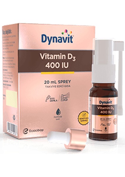 Vitamin D3 400 IU Sprey 20 ml