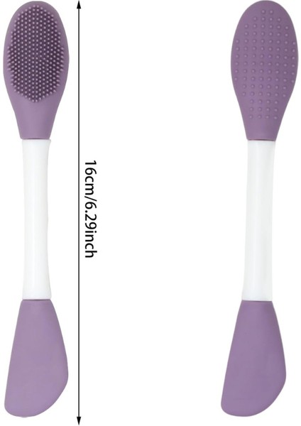 2 Adet Silikon Yüz Temizleme Fırçası Yüz Maskesi Uygulama Fırçası Smear Yüz Maskesi Çamur, Kil, Krem, Losyon fiyatları