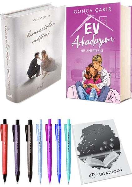 Ev Arkadaşım His Anestezisi ve Kimsesizler Matemi 1 (Ciltli) 2'li Set - Kalem