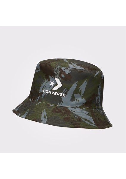 Camo Reversible Yeşil/bej Şapka