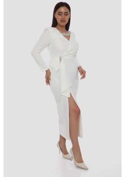 Büyük Beden ve Küçük Beden Aller ve Pile Detaylı Elbise fiyatları