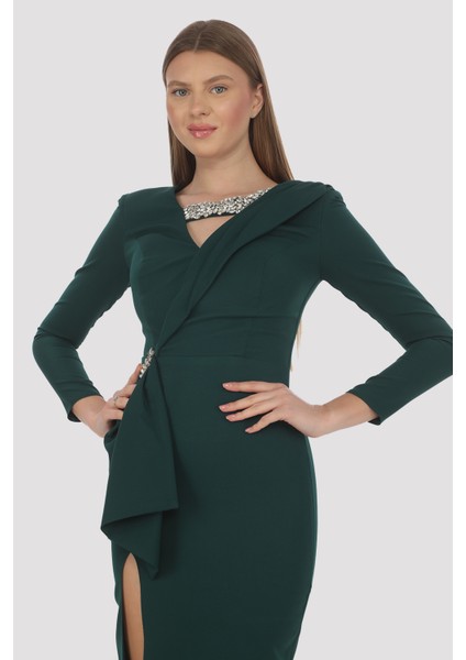 Büyük Beden ve Küçük Beden Aller ve Pile Detaylı Elbise modelleri