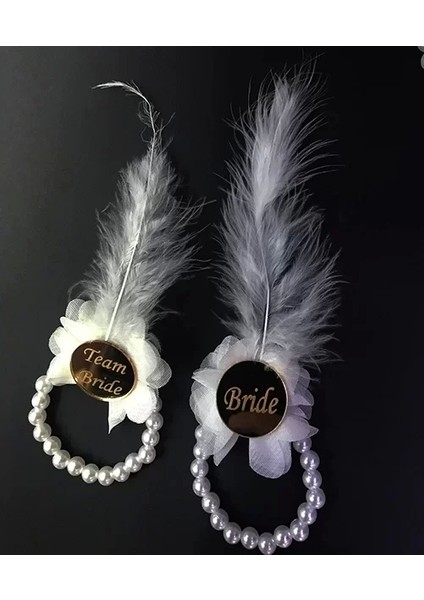 Incili Nedime Bilekliği Altın Renk Pleksili Beyaz Otrişli 7 Adet fiyatları