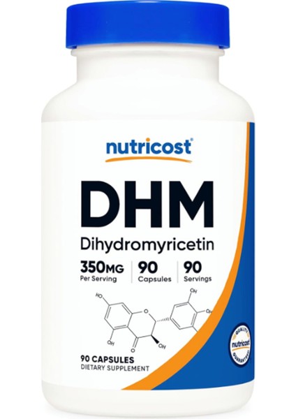 Dihydromyricetin (Dhm) (350mg, 90 Capsules) - Vegan, Non-Gmo, 90 Servings