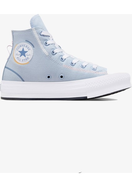Chuck Taylor All Star Lift Çocuk Gri Platform Sneaker