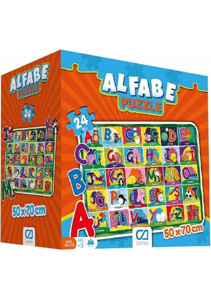 5027 Alfabe Eğitici Puzzle