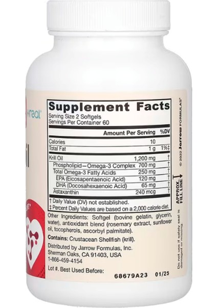 , Krill Oil, 120 Softgels
