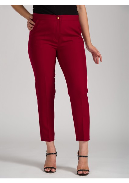 Bordo Bilek Pantolon modelleri