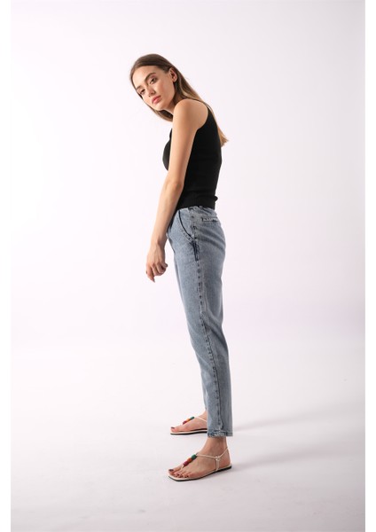 Yüksek Bel Kot Jeans