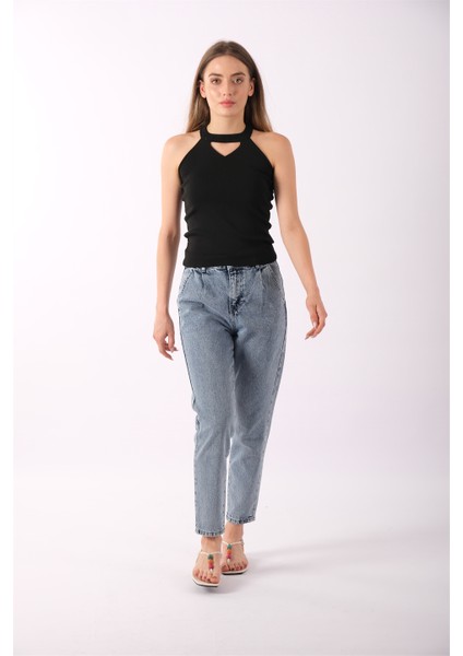 Yüksek Bel Kot Jeans