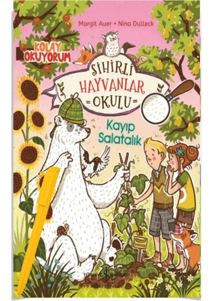 Alfa Kalem + Sihirli Hayvanlar Okulu – Kayıp Salatalık (Yeni) Çocuk Roman - Öykü - Margit Auer
