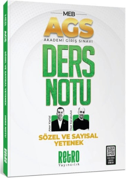 AGS Sözel ve Sayısal Yetenek Ders Notu