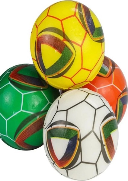 6 cm Renkli Stres Topu - Üçgen Figürlü fiyatları