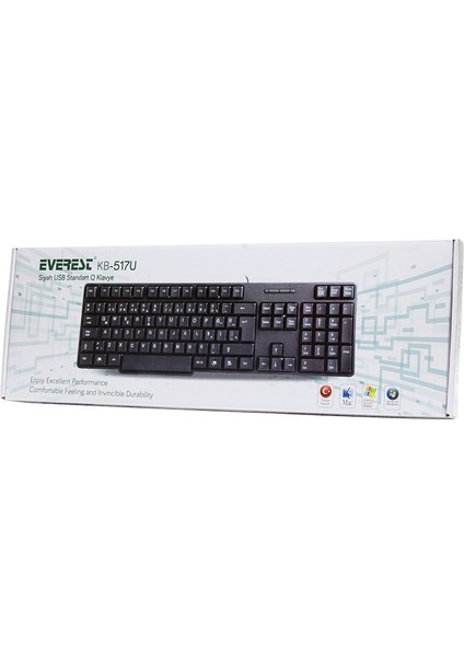 KB-517U USB Q STANDART KLAVYE (4764)