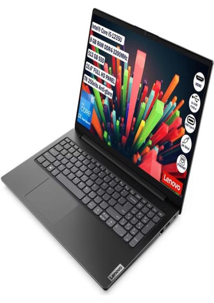 Lenovo Nb V15 82TT00A5TX I5-1235U 16GB 512SSD O/b 15.6 Dos