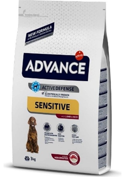 Kuzu Etli Yetişkin Köpek Maması 3kg Active Defense Sensitive Care Lamb fiyatları