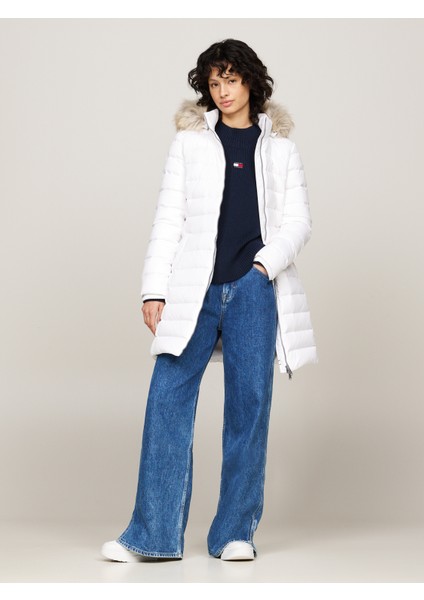 Tommy Hılfıger Tjw Essentıal Hooded Down Coat Mont