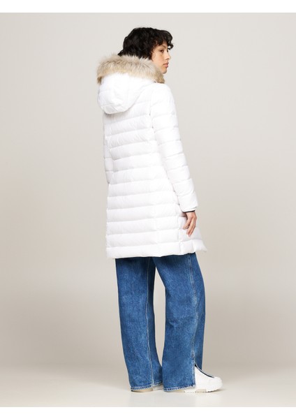 Tommy Hılfıger Tjw Essentıal Hooded Down Coat Mont
