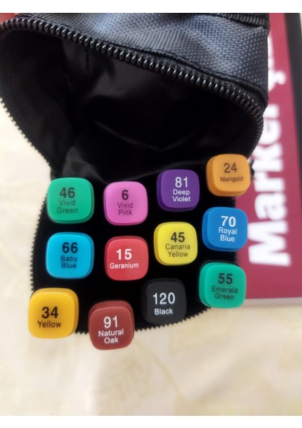 Marker Kalem Touch Marka 12'li Set